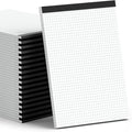 Zaviko Graph Paper Notebook 8.5 x 11, 36 Pack Grid Paper Notebook, 8-1/2" x 11" Graph Paper Pad, 4" x 4" Graph Ruled Drafting Paper, White 70 GSM Quad Ruled Blueprint Paper, 30 Sheets Note Pads