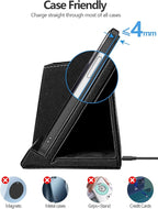 ExtreLife 2-in-1 Pen Holder with Wireless Charger, Compatible with iPhone 16/15/14/13/12/11/8 Series, Pencil Holder for Desk Home Office, Men Gift Husband Wife Anniversary Dad Birthday Idea Gadget