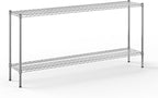 Regal Altair 14" Deep x 72" Wide x 34" Height Wire Shelving Kit | 2-Tier | NSF Commercial Storage Rack Unit
