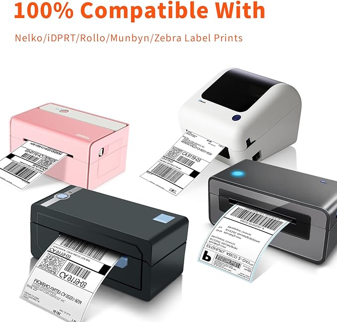 JADENS Direct Thermal Shipping Label, 4x6-350 Labels, Commercial Grade