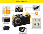 [TENDO°] Multi-Section Tape Dispenser ZO-508: Innovative Cutter for Custom Tape Width (Black)
