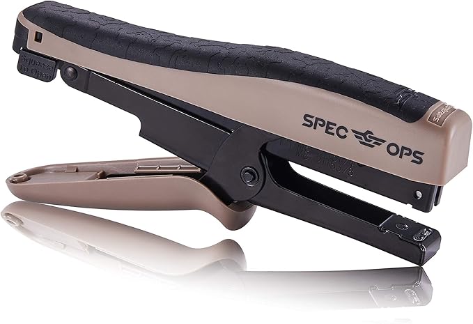 Spec Ops Tools Heavy Duty 45 Sheet Plier Stapler, Comfort Grip, 3% Donated to Veterans
