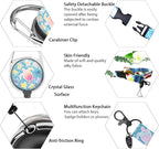 Cute Sea Turtle ID Badge Holder with Breakaway Lanyard, Lanyards for ID Badges Ajustable, Retractable Badge Reel Heavy Duty, Funny Teacher Nurse Work Office Gifts