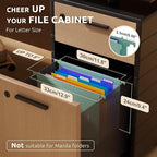 ThinkTex Plastic Expanding Hanging File Folders, 7 Innovative 1.2" Accordion Pockets, Large Capacity, Multi-Color Tabs, Letter Size for Filing Cabinet - 3 Packs 3 Colors
