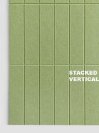 DECORITA Felt Bulletin Board Tiles | Modern Cork Board Alternative | Large Cork Boards for Walls | Aesthetic Felt Wall Panels for Office & Home Decor | Pinboard & Photo Board (12-Pack) | Spring Green