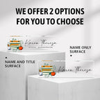 Custom Office Name Plate, Personalized Gifts for Women & Teachers, Office Desk Accessories