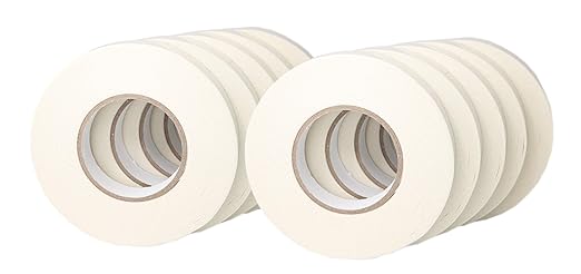 AJ Sign World 1" MAX Strength Banner Hem Double Sided Permanent Tape (1-Inch x 164-Feet/55 Yard, Pack of 10)