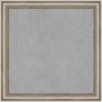 Amanti Art Silver Framed Magnetic Board 14x14 X-Small Vision Board for use with Magnets, 100% Metal Sheet to Display Items as Office Decor or for Home Organization in mudroom, Kitchen or Kids Room