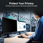 Mao Yeye [2 Pack] 23.8 Inch Computer Privacy Screen for 16:9 Aspect Ratio Widescreen Monitor, Eye Protection Anti Glare Blue Light Computer Monitor Privacy Filter, Removable 23.8 in Protector Film
