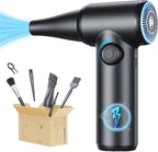 DOROBEEN Compressed Air Duster, PC Keyboard Cleaner, Replace Compressed Air Can, Electric Air Duster with Brushless DC Motor, Stepless Knob