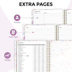 2026 Planner, Weekly and Monthly Planner, 8.5" x 11", January 2026 - December 2026, Agenda Planner with Monthly Tabs, Goal Setting & Time Management Organizer for Professionals & Students
