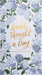 WORLD TRAVELER A Thought a Day List Pad with 365 Inspirational Quotes for Notes, Memos - A Year of Positive Thinking, To Do List Notepad, Size 5X8, Hydrangea