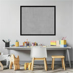 Amanti Art Black Framed Magnetic Board 21x25 Medium Vision Board for use with Magnets, 100% Metal Sheet to Display Items as Office Decor or for Home Organization in mudroom, Kitchen or Kids Room