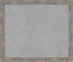 Amanti Art Silver Framed Magnetic Board 23x27 Medium Vision Board for use with Magnets, 100% Metal Sheet to Display Items as Office Decor or for Home Organization in mudroom, Kitchen or Kids Room