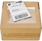 9527 Product 6" x 9" Clear Adhesive Top Loading Packing List Clear Shipping Pouches, Mailing/Shipping Label Envelopes (200 Pack)