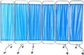Portable Medical Privacy Screen, Medical Privacy Screen on Wheels, Rolling Medical Room Divider for Hospitals Clinics Bedrooms Beauty Salon (Blue, 6 Panel)
