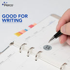 Perco Grey 1-Inch Round Circle Dot Sticker Labels - Multi-Roll Pack (3 Rolls, 1,000 Labels Each) - Permanent Adhesive, Vibrant Colors, Strong Hold - Perforated for Easy Use - Made in USA
