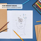 Lined Kraft Journals Bulk Set, 24 Pack 8.5x11 Inch, 48 Pages Each – A4 Writing Notebooks with 250gsm Cover & 120gsm Paper, Ideal for School, Office, Travel, and Creative Journaling Projects