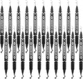 Sibba 20 PCS Dual-Tip Black Drawing Pens 0.5/1mm Bold & Fine Paint Markers, Fineliner Permanent Marker Bible Journaling Writing Pens for Artist Sketch Sketching Writing Dooding Marking Signature