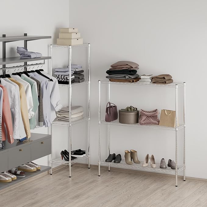 Regal Altair 14" Deep x 48" Wide x 54" Height Wire Shelving Kit | 3-Tier | NSF Commercial Storage Rack Unit