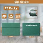 Silunkia 10 Assorted Colors Blank Flat Cards and Envelopes 5 x 7 Heavyweight Single Panel Cardstock and A7 Envelopes Printable Self Seal 20 Packs for Wedding Invitations, Birthday, DIY Greeting Cards