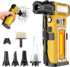 Compressed Air Duster 300000RPM 8000mAh,6-in-1 Electric Mini Air Blower with LED Light,Cordless Rechargeable Air Duster for PC Keyboard Computer Car Vents Cleaning Electronics Cleaner Home and Outdoor