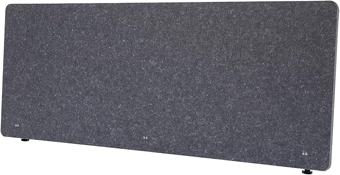 Polyester Desk Dividers, Soundproof Room Divider Office Furniture Partitions, Privacy Desk Panel with Clamps & Screwdriver, Stand Up Freestanding Desk Privacy Panel for Office Classroom(59.1" x23.8")