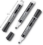 Ezzgol Dry Erase Markers Bulk, 72 Pack Black Low Odor Whiteboard Markers