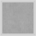 Amanti Art Silver Framed Magnetic Board 13x13 X-Small Vision Board for use with Magnets, 100% Metal Sheet to Display Items as Office Decor or for Home Organization in mudroom, Kitchen or Kids Room