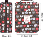 qianshan Pencil Case Holder Slot - Holds 260 Colored Pencils or 180 Gel Pens with Zipper Closure