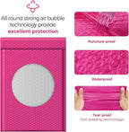 Fuxury Hot Pink Bubble Mailers 10.5x16 Inch 250 Pack, Self Seal Adhesive Waterproof Padded Envelopes, Cushioning Shipping Bags, Padded Mailers for Mailing, Packaging, Small Business Supplies, #5