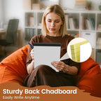 6 Pack Legal Pads 8.5 X11, College Ruled Notebook, 300 Sheets Yellow Note Pad, Writing Pads 8.5x11, Tear Off Notepad, Lined Paper, Notebook Paper for Office Home School, 50 Sheet/Pad