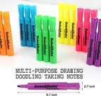 Dabo&Shobo Highlighters 108 Pack, Tank Style Highlighters Assorted Fluorescent Colors, 6 Bright Colors Chisel Tip Highlighter Markers for Coloring