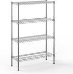 Regal Altair 14" Deep x 36" Wide x 54" Height Wire Shelving Kit | 4-Tier | NSF Commercial Storage Rack Unit