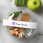 ChromaLabel 0.50 Inch Round Label Removable Color Code Dot Stickers, 1000 Labels per Dispenser Box, Lavender