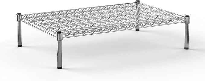 Regal Altair 24" Deep x 36" Wide x 8" Height Wire Shelving Kit | 1-Tier | NSF Commercial Storage Rack Unit