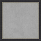 Amanti Art Black Framed Magnetic Board 13x13 X-Small Vision Board for use with Magnets, 100% Metal Sheet to Display Items as Office Decor or for Home Organization in mudroom, Kitchen or Kids Room