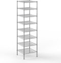 Regal Altair 24" Deep x 24" Wide x 86" Height Wire Shelving Kit | 8-Tier | NSF Commercial Storage Rack Unit