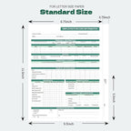 Employee File Folders with Internal Pocket, High Capacity HR Folders for Personnel Records, Durable HR Filing System for Office Organization, 25-Pack (Green)