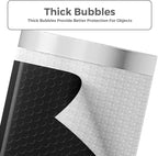 Metronic Bubble Mailers 8.5x12" 40 Pack Black Padded Envelopes Usable Size 8.5 x 11" Strong Adhesion Bubble Envelopes Medium Mailing Envelopes Bubble Padded for Small Business Shipping Books Clothes