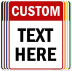 Custom Sign, Custom Sign for Business, Indoor/Outdoor use. 24x30 Inches, Rust Free .063 Aluminum, Fade Resistant, Made in USA by My Sign Center (Header)