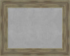 Amanti Art Grey Framed Magnetic Board 24x30 Medium Vision Board for use with Magnets, 100% Metal Sheet to Display Items as Office Decor or for Home Organization in mudroom, Kitchen or Kids Room