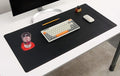 NODITO Dual-Sided Leather Desk Pad,Blotter for Laptop Computer,Mouse Pad,Writing,Drawing,Arts and Craft Mat (17"x35", Black/Red)