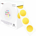 PARLAIM 3/4 Inch Roll Color Coding Labels,1000 per Roll Round Permanent Adhesive Color Coding Circle Dot Stickers for Office Home(Gold)