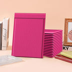 Fuxury Hot Pink Bubble Mailers 10.5x16 Inch 25 Pack, Self Seal Adhesive Waterproof Padded Envelopes, Cushioning Shipping Bags, Padded Mailers for Mailing, Packaging, Small Business Supplies, 5