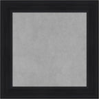 Amanti Art Black Framed Magnetic Board 21x21 Small Vision Board for use with Magnets, 100% Metal Sheet to Display Items as Office Decor or for Home Organization in mudroom, Kitchen or Kids Room