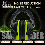 SAFEBUILDER Ear Muffs Noise Reduction SNR 33dB Adjustable Lightweight Safety Earmuffs Sound Proof Noise Cancelling ANSI