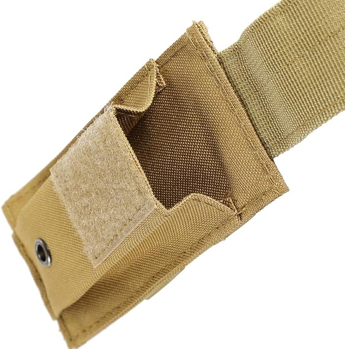 Tactical Single/Double Pistol Mag Pouch Outdoor Molle Open-Top Magazine Pouch for Glock M1911 92F