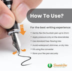 FPR Himalaya V2-Chrome Ultra Flex Nib Pen - Twist-Style Converter Filled Calligraphy Pens for Writing-Fancy Pens for Men & Women - Flex Fountain Pen w/Metal Clip & Cap Ring (Peacock Aqua Acrylic)