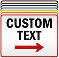 Custom Arrow and Directional Sign by My Sign Center - 36x48 Inches, Right Arrow, Reflective, Rust Free DiBound, Fade Resistant, Made in USA